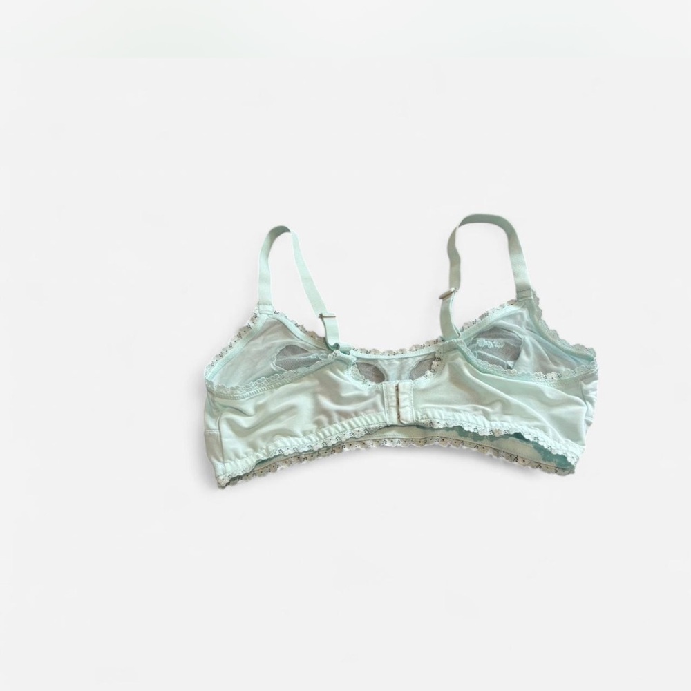Savage X Fenty Lace Bralette - Light Green - Picture 6 of 6